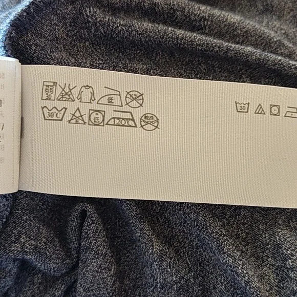 A&F draped top V-neck Hi Low Design Grey Size S - Picture 7 of 9